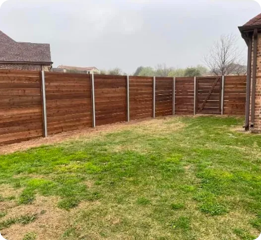 Horizontal Privacy Fence