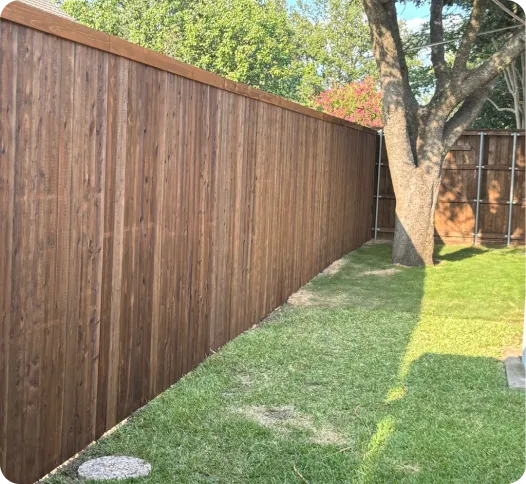 Vertical Privacy Fence